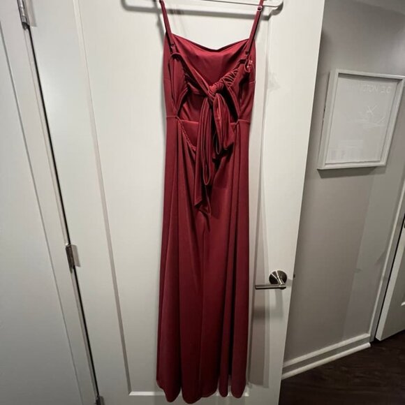Red bridesmaid dresses - Picture 2 of 2